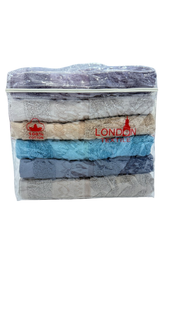 ⁦Serviette de bain 6 piece⁩ - الصورة ⁦4⁩