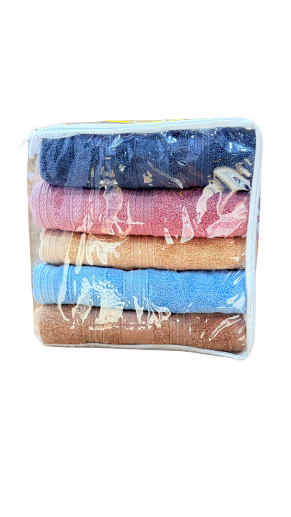 ⁦Serviette de Bain 5 piece⁩ - الصورة ⁦3⁩